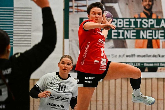 HSG-Flgelspielerin Saskia Probst hat ... Heimspiel gegen Waiblingen zuschauen.  | Foto: Achim Keller