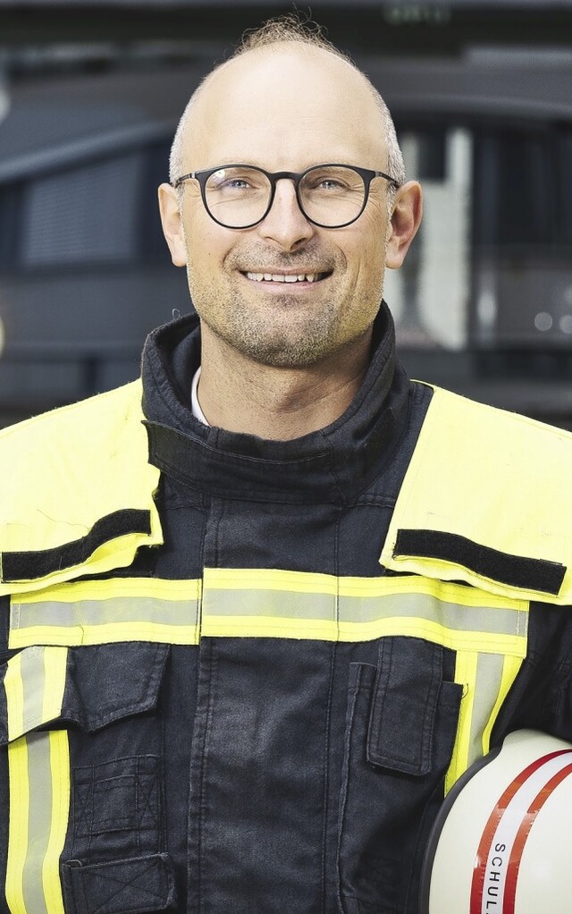 Nils Schulze, Feuerwehrkommandant  | Foto: zvg