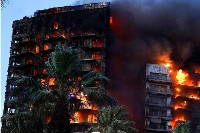 Feuerhlle in Valencia: Mindestens vier Tote bei Brandkatastrophe in Wohnanlage