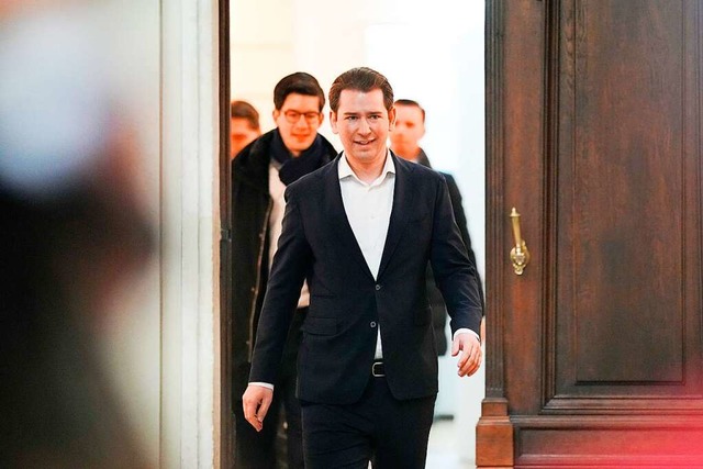 Sebastian Kurz, ehemaliger Bundeskanzler von sterreich  | Foto: Eva Manhart (dpa)