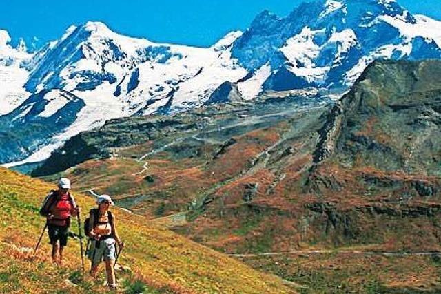 Hhenwege und Panoramatouren im Wallis in der Schweiz