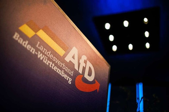 Der Sonderparteitag der Sdwest-AfD ko...lle nicht wie geplant begonnen werden.  | Foto: Christoph Schmidt (dpa)