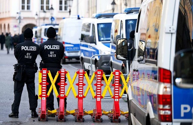 Wie bei der Münchner Sicherkonferenz (...ngreiche Sicherheitsmaßnahmen treffen. | Foto: Sven Hoppe (dpa) Wie bei der Münchner Sicherkonferenz (...ngreiche Sicherheitsmaßnahmen treffen. | Foto: Sven Hoppe (dpa)