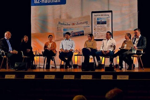 Oberbrgermeisterwahl in Weil am Rhein: Die sechs Kandidatinnen und Kandidaten in der BZ-Podiumsdiskussion