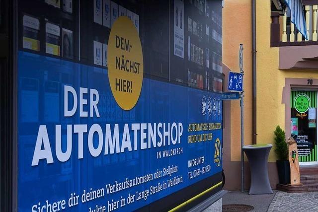 Automatenladen in Waldkirch öffnet erst später – Platz wäre für 100 Automaten