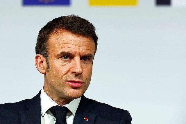 Frankreichs Prsident Macron schliet Einsatz von Bodentruppen in Ukraine nicht aus
