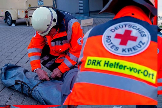 Helfer-vor-Ort-Gruppen des DRK leisten wichtige Arbeit bei Erster Hilfe.  | Foto: Pascal Konz