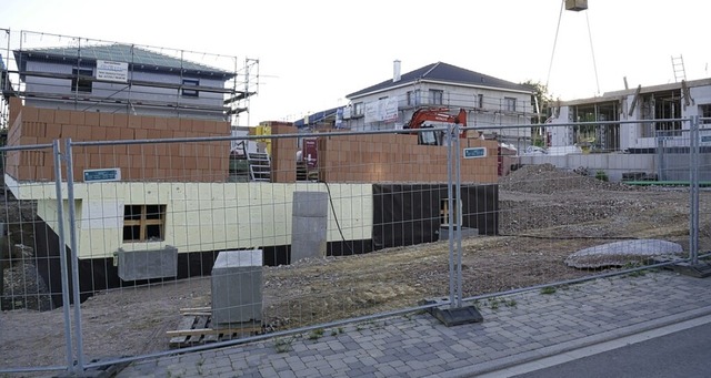 Das Murger Baugebiet &#8222;Auf Leim&#8220; in der Bauphase  | Foto: Michael Gottstein