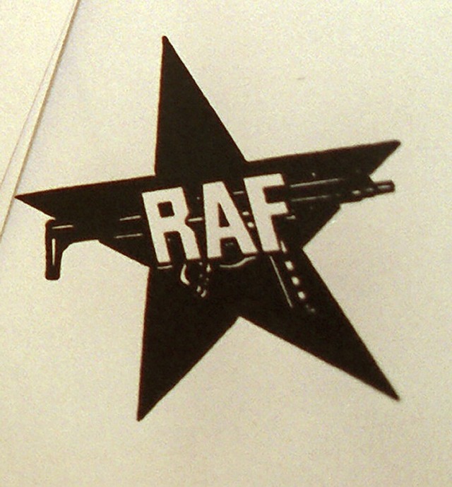 Ein Symbol der RAF auf einem Schreiben der Rote Armee Fraktion  | Foto: Tim Brakemeier (dpa)