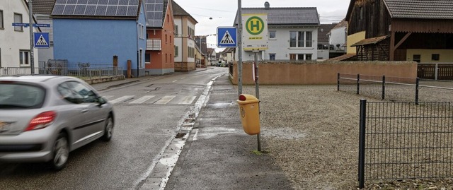 Der barrierefreie Umbau der Bushaltest... der Gemeinde Forchheim im Jahr 2024.   | Foto: Martin Wendel