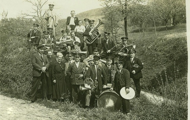 Die Musikkapelle Schmieheim im Grndungsjahr 1924   | Foto: Jrgen Ernst