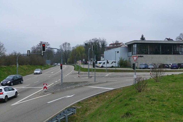 Die aktuelle Ampelschaltung nach der W...ert sich Stadtrat Johannes Foege (SPD)  | Foto: Ulrich Senf