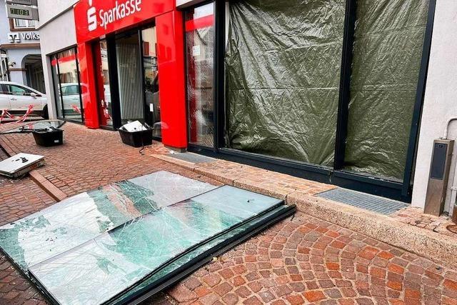 Geldautomat in Heitersheim in der Nacht auf Freitag gesprengt
