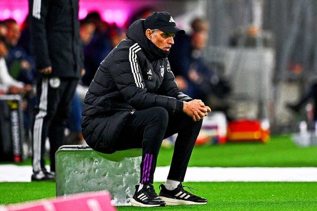 Bayern-Coach Thomas Tuchel wurde gefra...cht weiterhin keine rosige Atmosphre.  | Foto: Tom Weller (dpa)