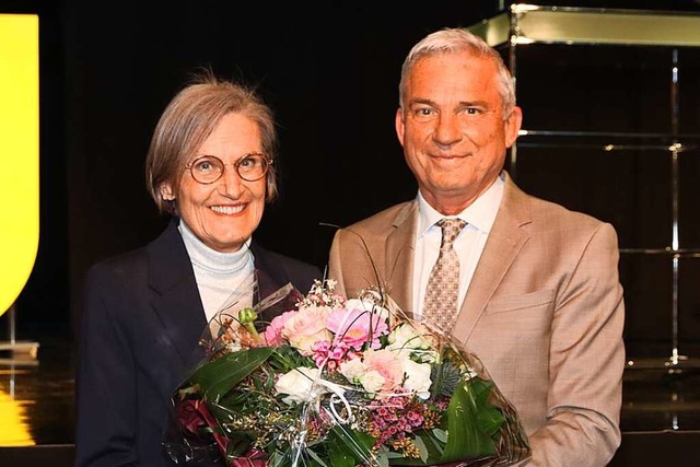 Der Stellvertretende Ministerprsident...e die Landrtin Dorothea Strr-Ritter.  | Foto: Karl-Heinz Schillinger
