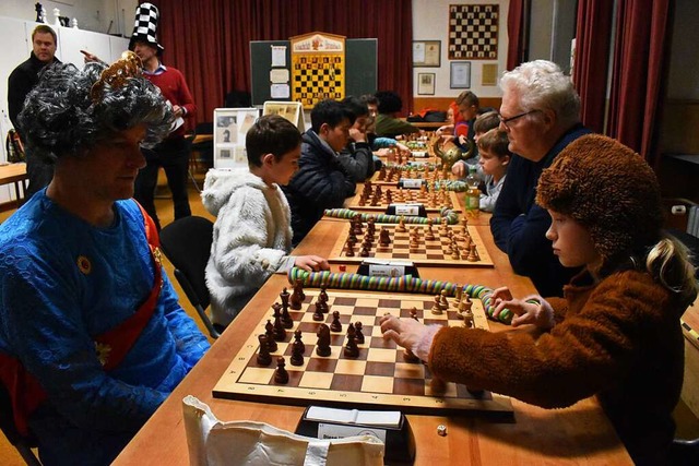 Der Schachclub Brombach veranstaltete ...ereinsraum in der Alten Gewerbeschule.  | Foto: Thomas Loisl Mink