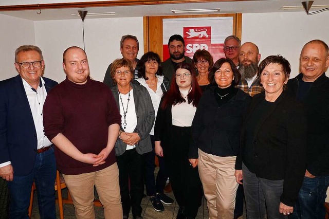 Die Kandidatinnen und Kandidaten fr d...unal- und Kreistagswahl der SPD Elzach  | Foto: Roland Gutjahr