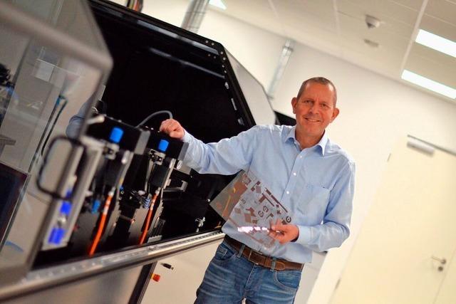 Das Herzstück des Contitech-Technologiezentrums in Freiburg ist ein Riesen-Drucker