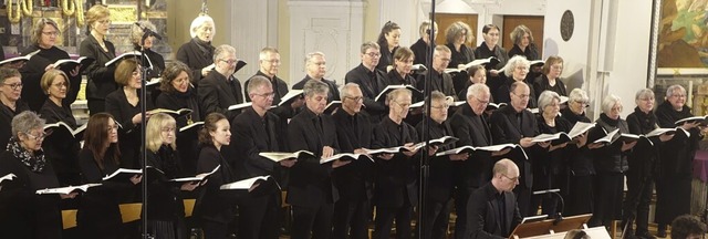 Die evangelische Kantorei Rheinfelden ...0; von Hndel in der St. Josefskirche   | Foto: Roswitha Frey