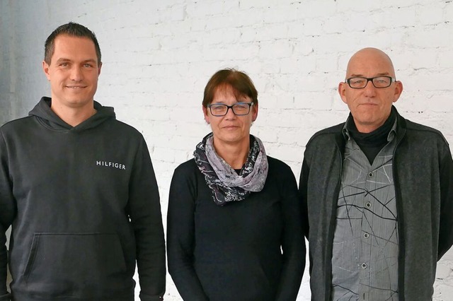 Daniel Mller (von links), Heike Schep...er neuen Brgerinitiative Gute Gleise.  | Foto: Sophia Hesser