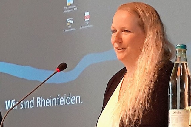 Rheinfeldens Brgermeisterin Kristin S... fhrt die Liste fr den Kreistag  an.  | Foto: Verena Pichler