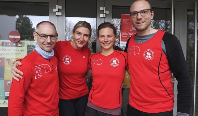 Vier Lufer konnte der Laufclub Marath...e, Karoline Poschmann und Adrian Pels.  | Foto: Boris Burkhardt