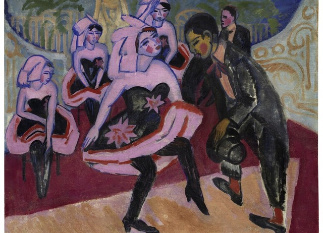 Pltzlich wieder da: &#8222;Tanz im Variet&#8220; von Ernst Ludwig Kirchner  | Foto: Marc Autenrieth (dpa)