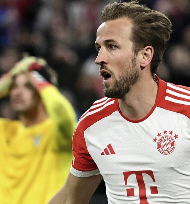 Zwei Treffer fr Bayern: Harry Kane  | Foto: Sven Hoppe (dpa)