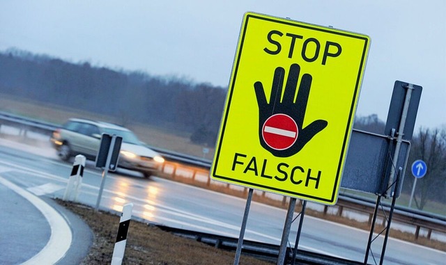 Ein Geisterfahrer war am Sonntag auf d...ischen Offenburg und Riegel unterwegs.  | Foto: Tobias Hase