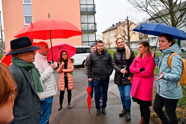 Die prekre Verkehrssituation an der D...ta St. Anna beschftigt einige Brger.  | Foto: Heinz und Monika Vollmar