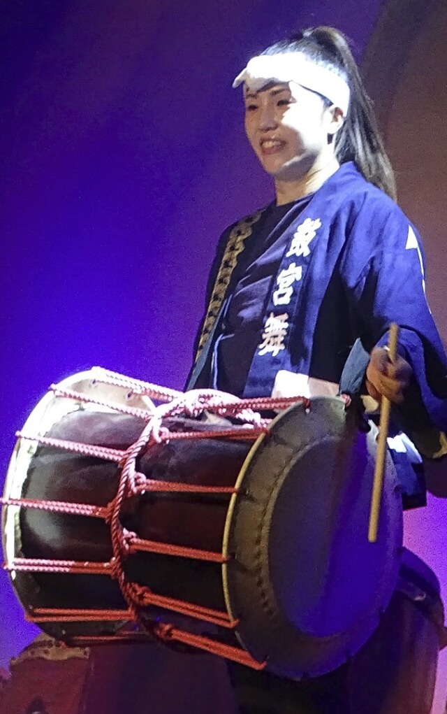 Die japanische Trommelgruppe Kokubu begeisterte das Publikum in Bad Sckingen.  | Foto: Susanne Schleinzer-Bilal