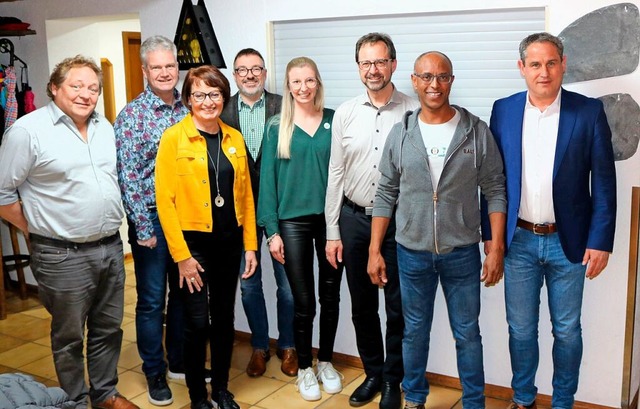 Die Freien Whler nominierten in Schop... Bhler, Tessy Reda und Dirk Harscher.  | Foto: Thomas Winckelmann