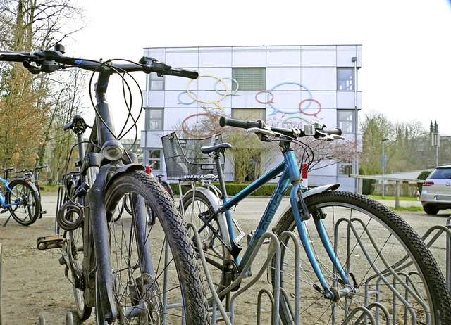 Das THG ist jetzt offiziell fahrradfre...mit dort noch mehr Rder Platz finden.  | Foto: Andr Hnig