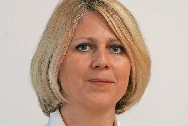 Festlich und auch ein wenig nachdenklich: Sabine Schlffel als neue Direktorin des Mllheimer Amtsgerichts eingefhrt