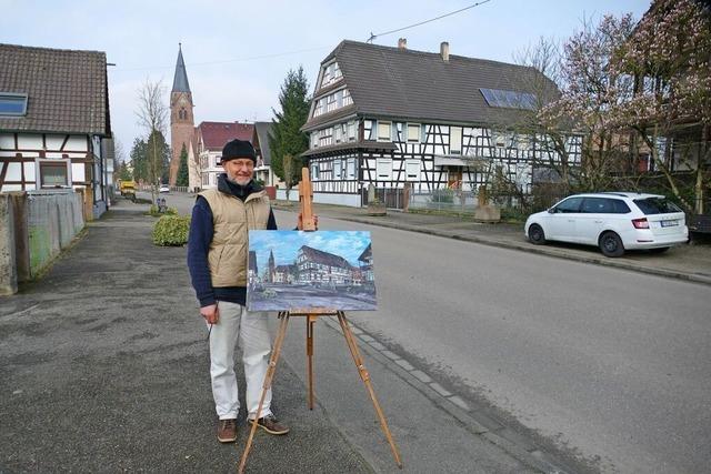 Warum Steffen Schlager seine Staffelei an der Strae aufstellt