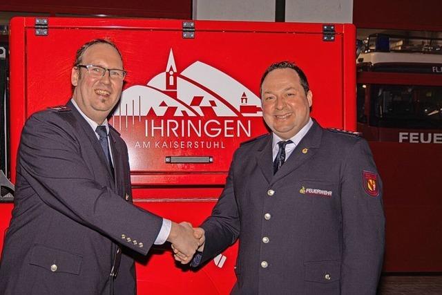 Ihringer Feuerwehr hat einen neuen Kommandant und will die Kinder- und Jugendarbeit strken