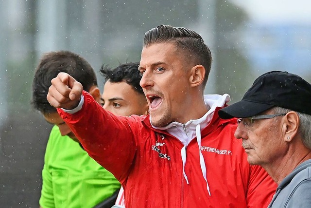 War nach der Niederlage sehr frustriert: OFV-Trainer Sascha Ruf  | Foto: Wolfgang Knstle