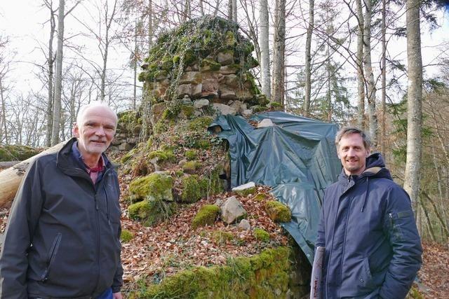 Die Burgruine Turmhlzle bei Schopfheim-Raitbach wird erforscht - und soll gerettet werden