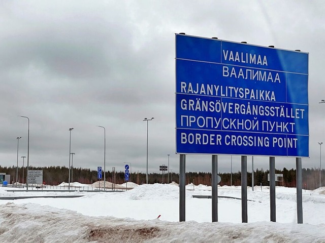Kein Grenzverkehr mehr: Finnland hat s...ach Russland im Dezember dichtgemacht.  | Foto: Steffen Trumpf