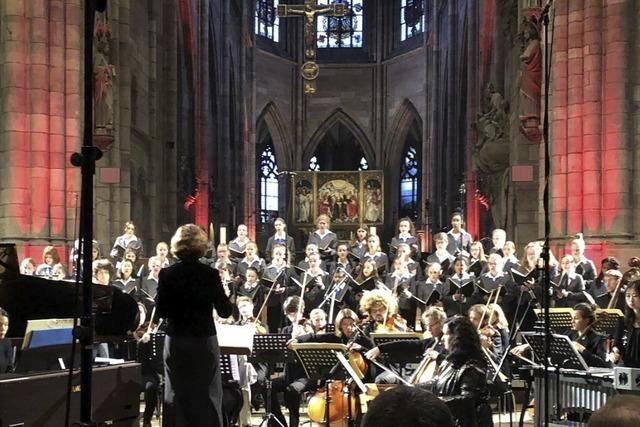 Die Mdchenkantorei fhrt im Freiburger Mnster die Markus-Passion BWV 247 von Bach auf