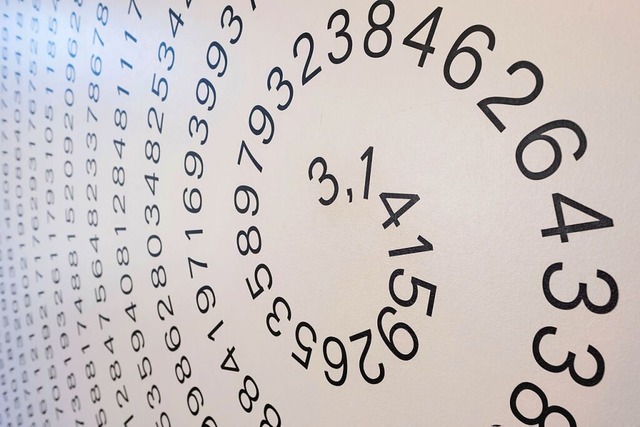 Ein kleiner Ausschnitt aus dem unendlichen Universum der Pi-Zahlen  | Foto: IMAGO/Rolf K. Wegst