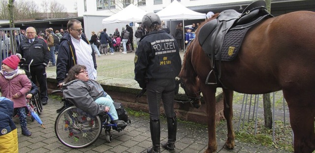 Viel zu erleben gab es beim Tag der offenen Tr des Polizeiprsidiums.  | Foto: Susanne Kerkovius