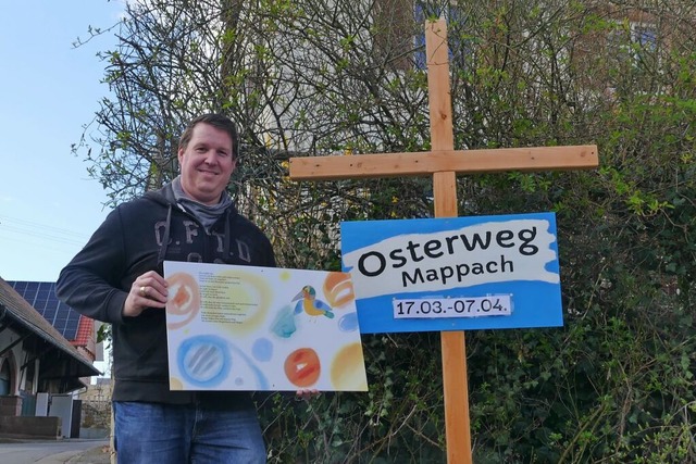 Diakon Markus Stisi freut sich auf den Start zum Osterweg in Mappach.  | Foto: Ulrich Senf
