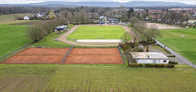 Das Vereinsgelnde des Umkircher Tenni... Zuschsse von Gemeinde und Sportbund.  | Foto: Hubert Gemmert