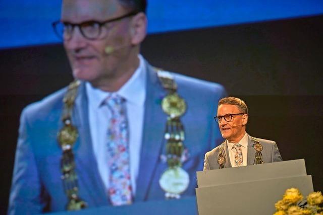Oberbrgermeister Markus Ibert appelliert beim Frhlingsempfang an die Lahrer Stadtgesellschaft