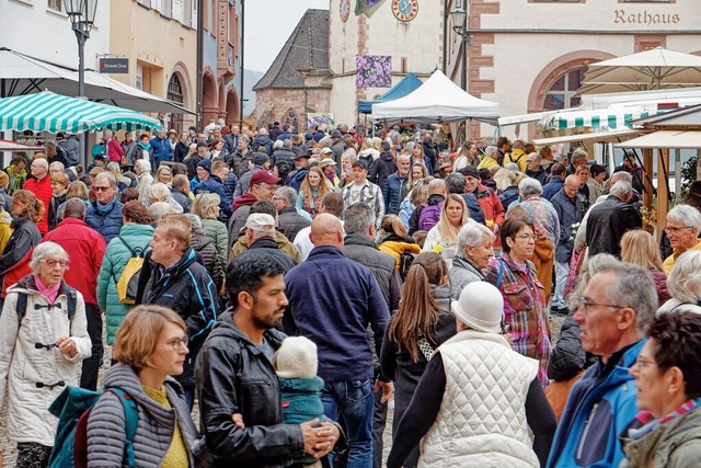 Blhendes Endingen und Antikmarkt: Kau...m Start des verkaufsoffenen Sonntags.   | Foto: Ruth Seitz