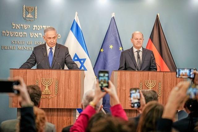 Scholz stellt Israels Vorgehen im Gazastreifen offen infrage