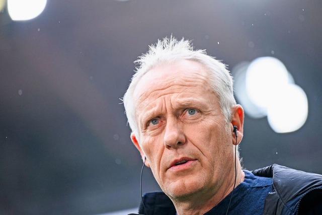 Christian Streich will am Montag verk...im SC Freiburg noch einmal verlngert.  | Foto: Tom Weller (dpa)