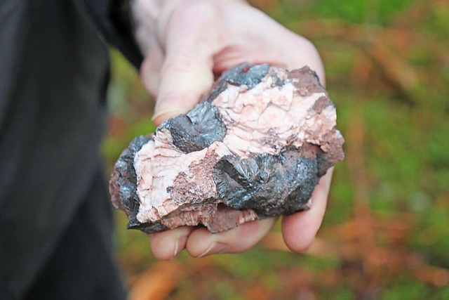 Das Eisenerz  ist auch heute noch in  Gesteinsbrocken zu finden.  | Foto: Gert Brichta
