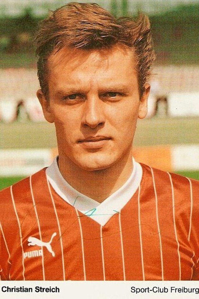Christian Streich als Spieler des SC Freiburg im Jahr 1987.  | Foto: scmuseum